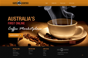 Diseño Web por pb para Cafe Centric | Diseño: #3264038