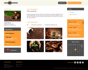 Diseño Web por pb para Cafe Centric | Diseño: #3264059