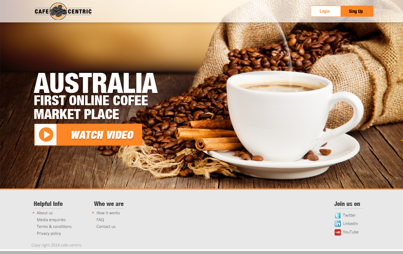 Web-Design von TechWise für Cafe Centric | Design #3254573