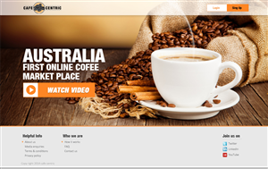 Diseño Web por TechWise para Cafe Centric | Diseño: #3254573