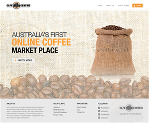 Diseño Web por TechWise para Cafe Centric | Diseño: #3302751