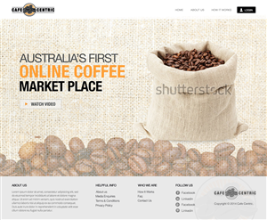 Diseño Web por TechWise para Cafe Centric | Diseño: #3302754