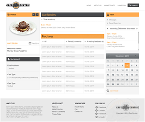 Diseño Web por TechWise para Cafe Centric | Diseño: #3302757