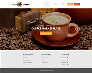 Diseño Web por Empireweb para Cafe Centric | Diseño: #3250590