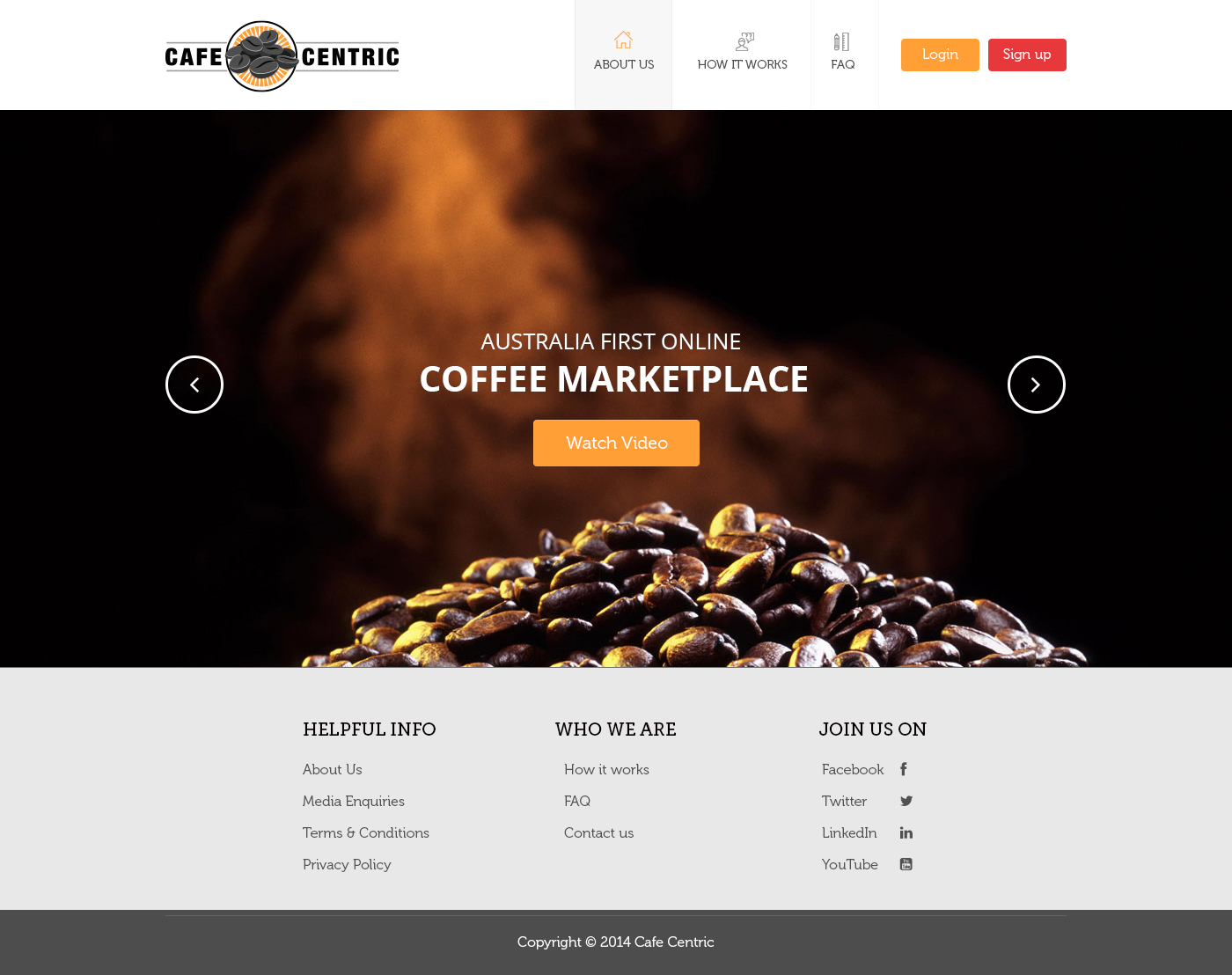 Diseño Web por Empireweb para Cafe Centric | Diseño #3261345