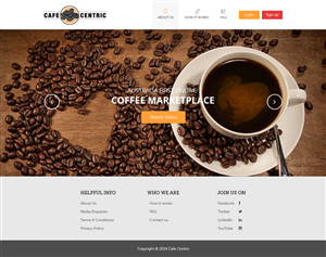 Diseño Web por Empireweb para Cafe Centric | Diseño: #3261361