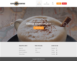 Diseño Web por Empireweb para Cafe Centric | Diseño: #3261379