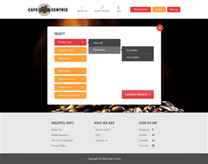 Diseño Web por Empireweb para Cafe Centric | Diseño: #3265298