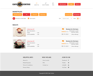 Web Design by Empireweb for Cafe Centric | Design #3265980