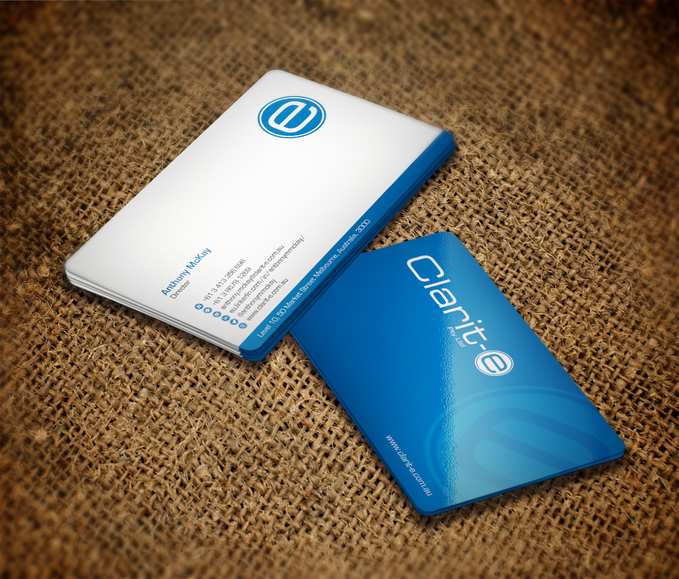 Business Card Design by Nelsur for Clarit-e Pty Ltd | Design #3234763