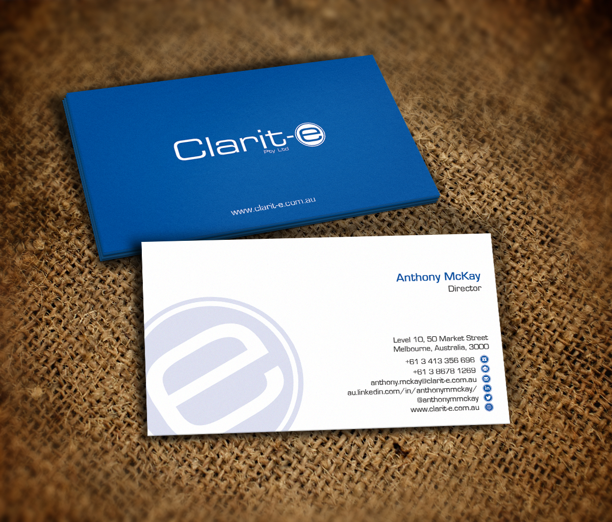 Business Card Design by Nelsur for Clarit-e Pty Ltd | Design #3234786