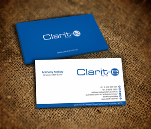 Business Card Design by Nelsur for Clarit-e Pty Ltd | Design: #3240689