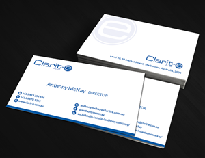 Business Card Design by  Artman for Clarit-e Pty Ltd | Design: #3248536