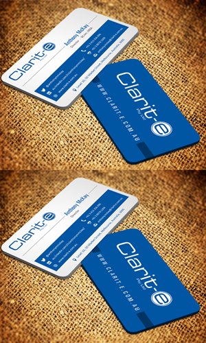 Business Card Design by Owaisias for Clarit-e Pty Ltd | Design #3247988
