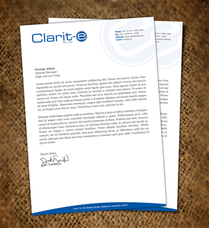 Letterhead Design by Nelsur for Clarit-e Pty Ltd | Design: #3229361