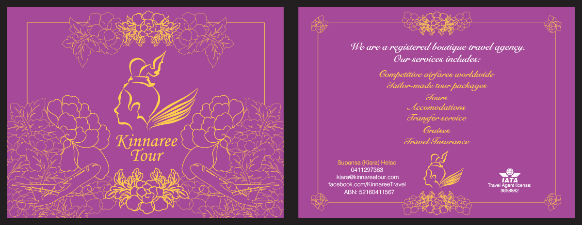 Postcard Design by MA for Kinnaree Tour | Design #3289783
