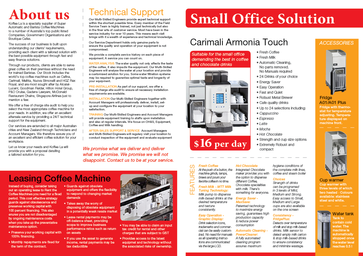 Brochure Design by Ekanite for Koffee La | Design #809782