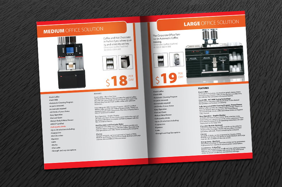 Diseño de Brochure por Svetlin Angelov para Koffee La | Diseño #823745