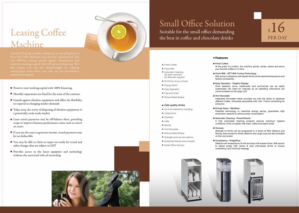 Brochure Design by LeavingImpression for Koffee La | Design #834966