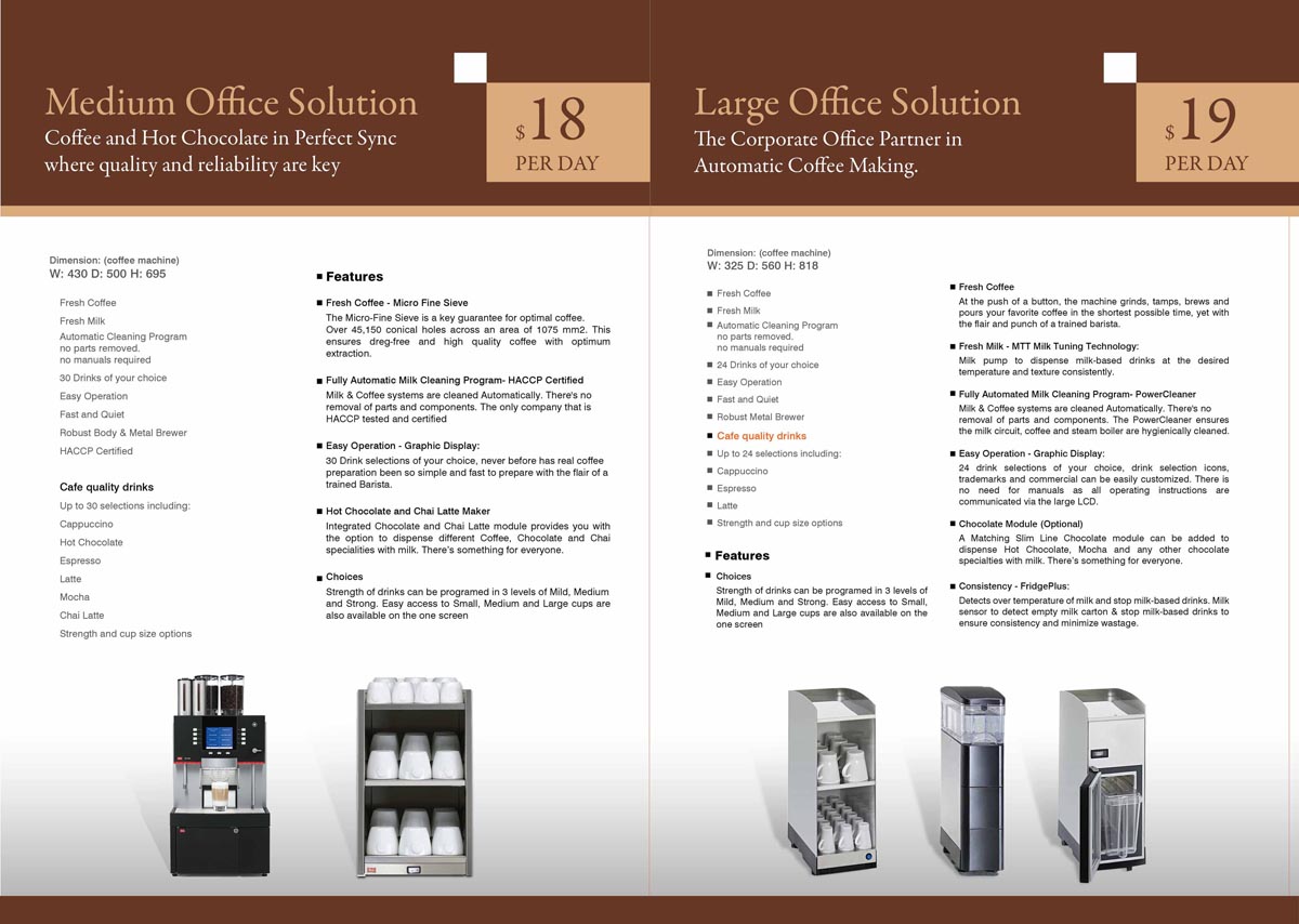 Brochure Design by LeavingImpression for Koffee La | Design #834968