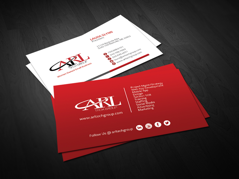 Business Card Design by Sarah Haroon for this project | Design #3240654