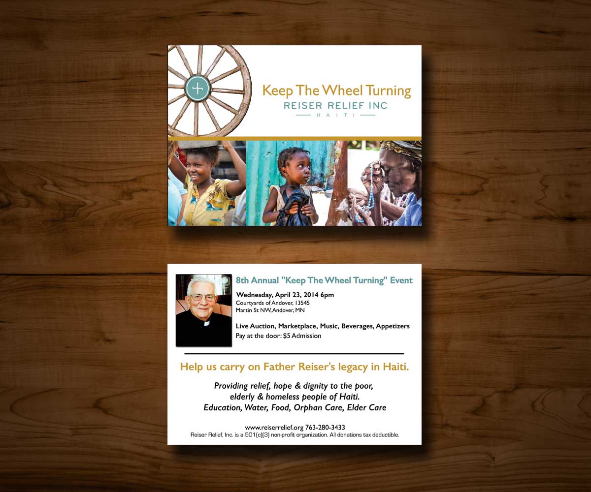 Invitation Design by andrea7209 for Reiser Relief | Design #3257162