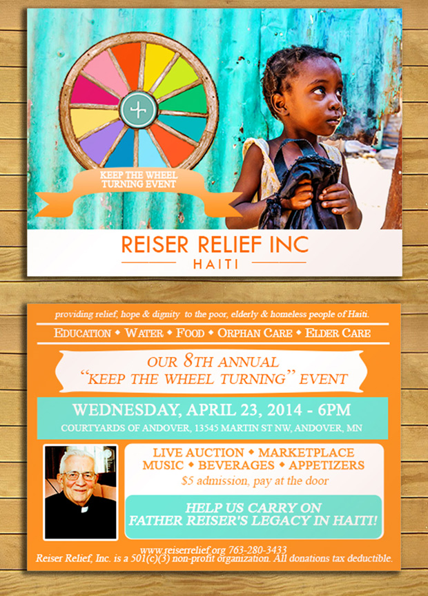 Invitation Design by isabel paoli for Reiser Relief | Design #3295528