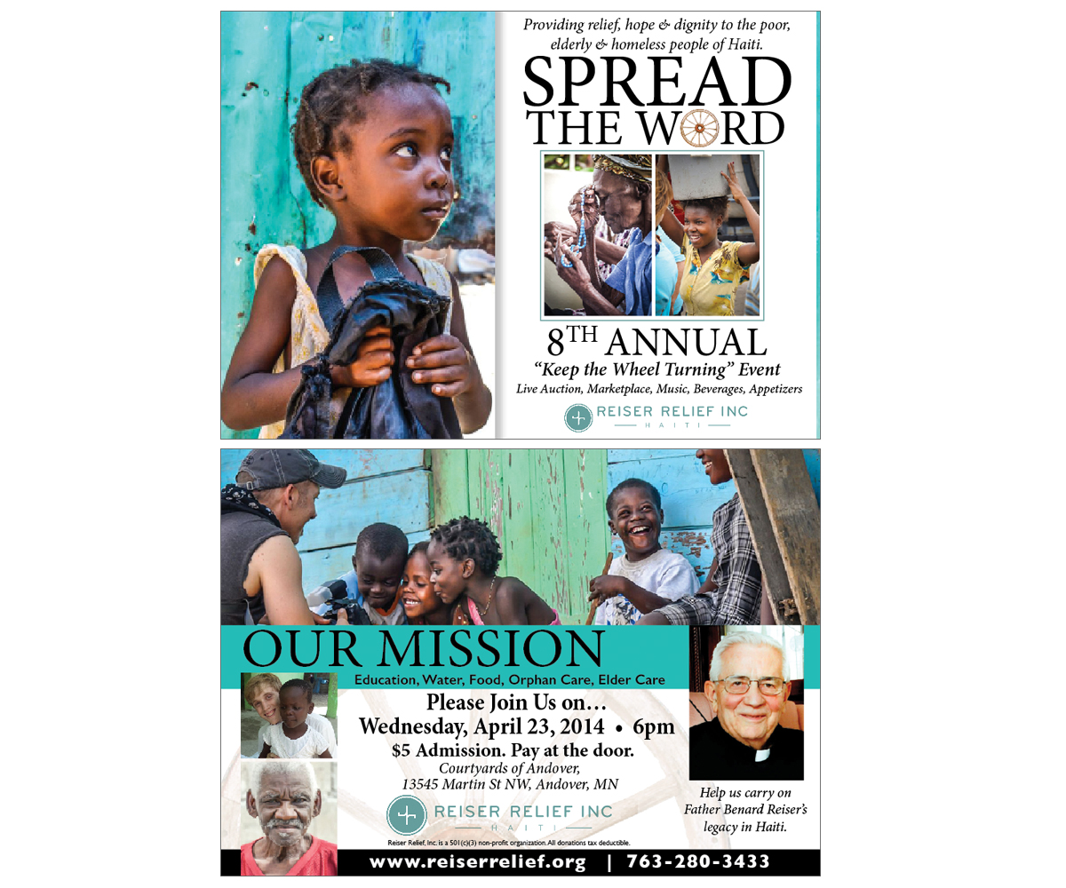 Invitation Design by Brenda S for Reiser Relief | Design #3291668