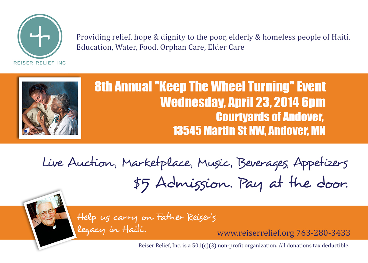 Invitation Design by kytdesigns for Reiser Relief | Design #3298829