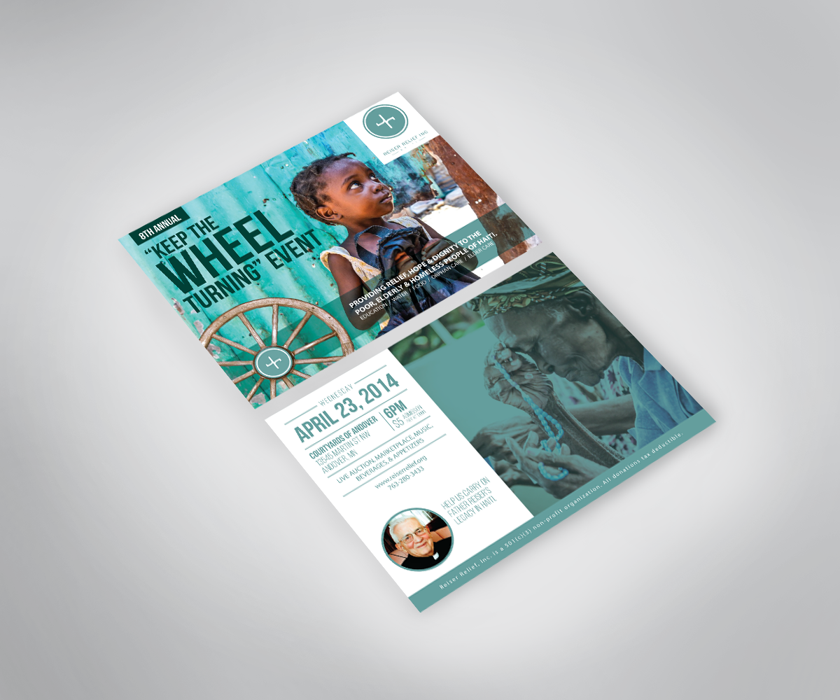 Invitation Design by nalee for Reiser Relief | Design: #3300378