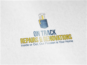 Logo Design by Gr-Design for On Track Repairs & Renovations, LLC | Design: #3236111