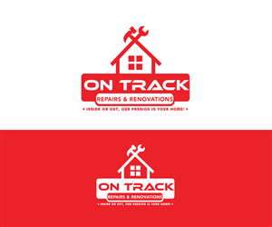 Logo Design by zule for On Track Repairs & Renovations, LLC | Design: #3263076