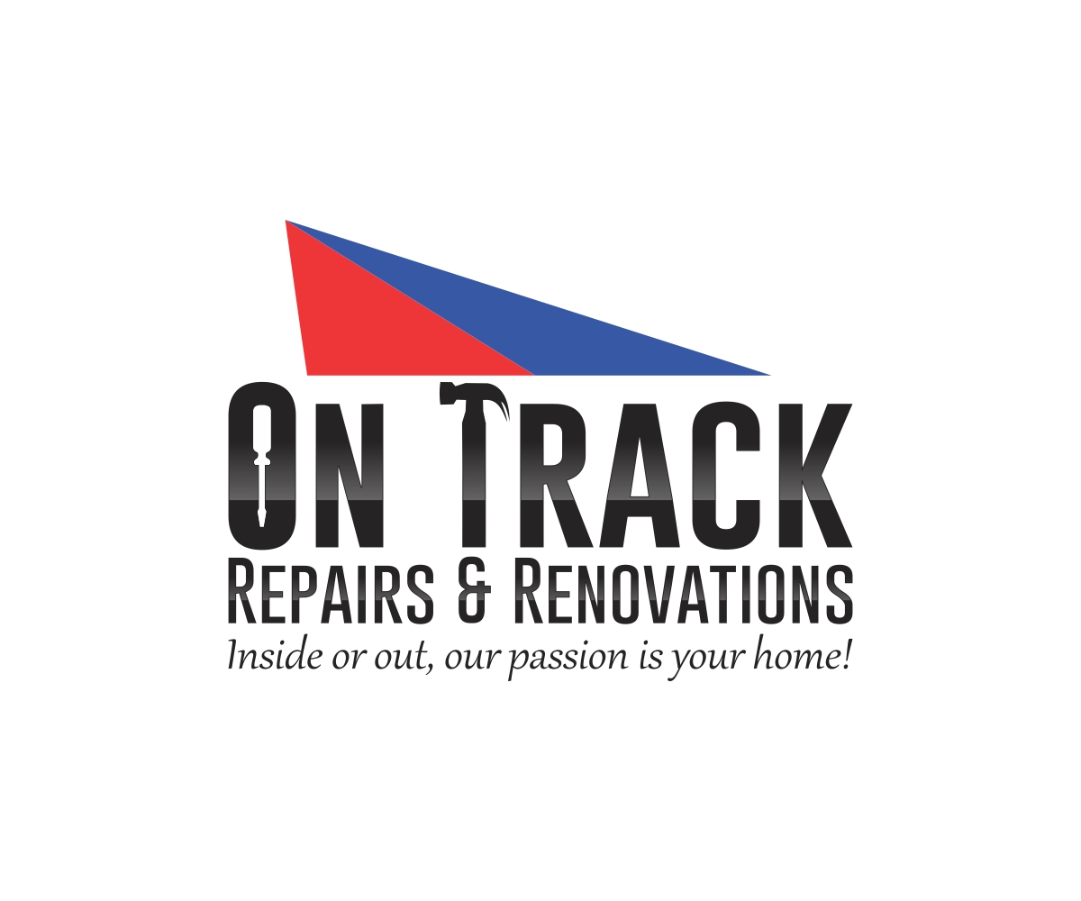 Logo Design by maverick for On Track Repairs & Renovations, LLC | Design #3240621