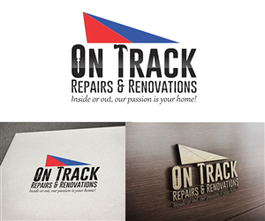 Logo Design by maverick for On Track Repairs & Renovations, LLC | Design: #3240622