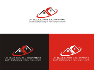 Logo Design by Sushma for On Track Repairs & Renovations, LLC | Design: #3250827