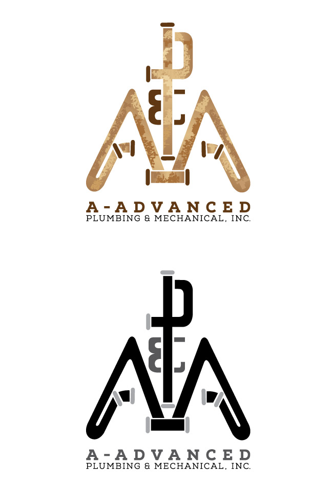Diseño de Logo por  Muller Villegas para A-Advanced Plumbing & mechanical, Inc. | Diseño #3258264