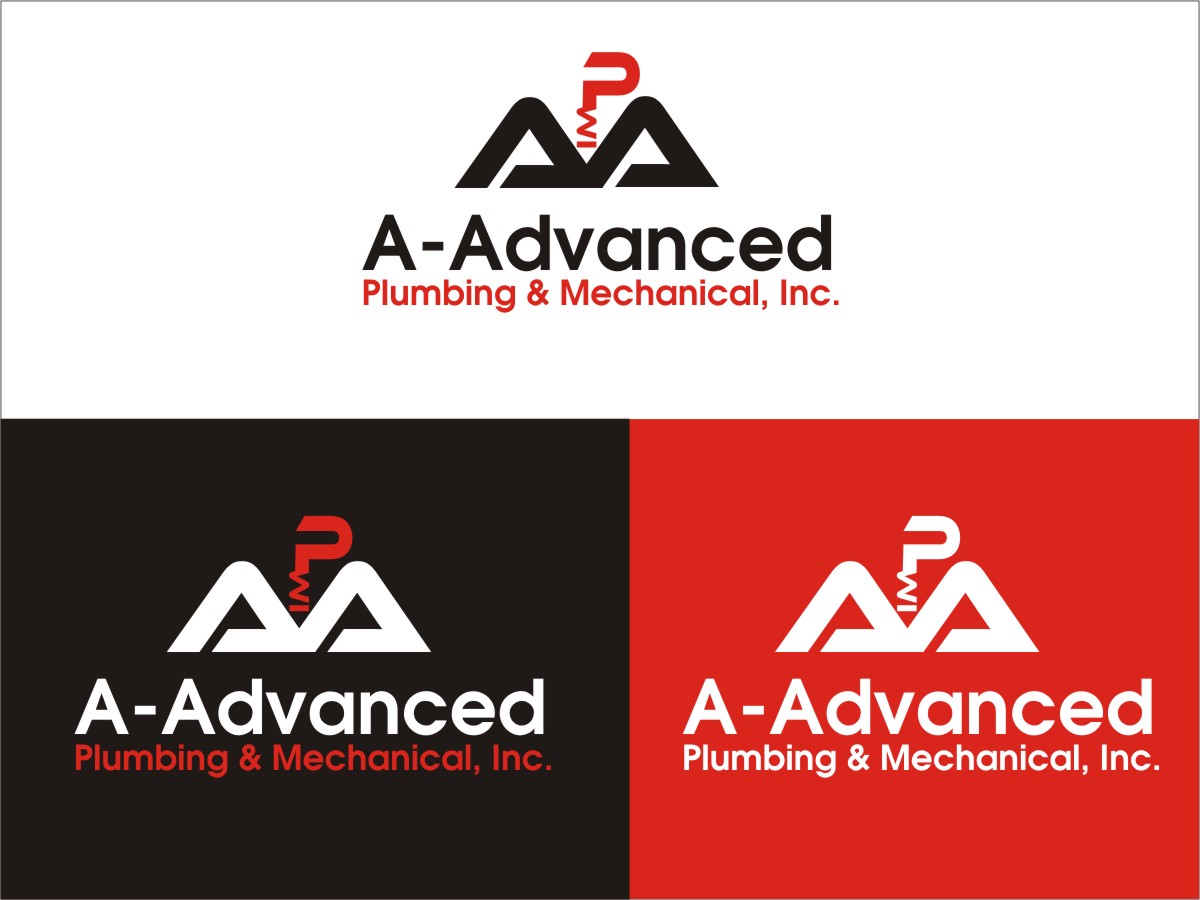 Logo Design by Sushmaa for A-Advanced Plumbing & mechanical, Inc. | Design #3240728