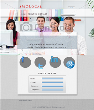 Landing Page Design by Joy for this project | Design: #3236179