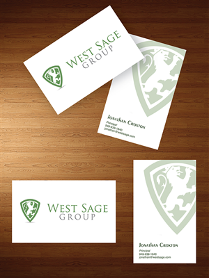 Business Card Design by LR Design for West Sage | Design: #3308634