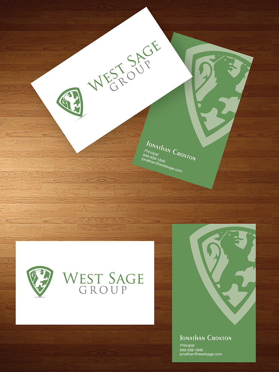 Business Card Design by LR Design for West Sage | Design #3308721