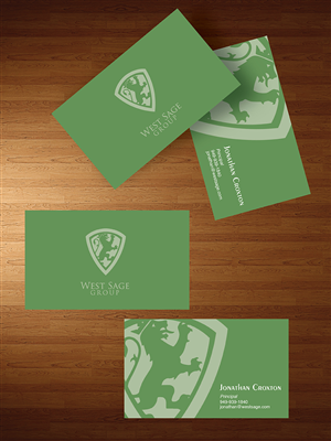 Business Card Design by LR Design for West Sage | Design: #3308940