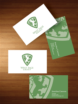 Business Card Design by LR Design for West Sage | Design: #3309342
