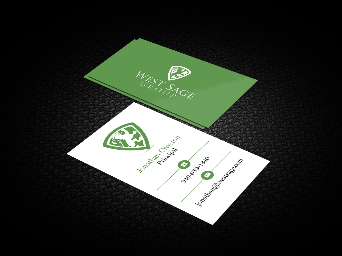 Business Card Design by Harshan for West Sage | Design #3324283