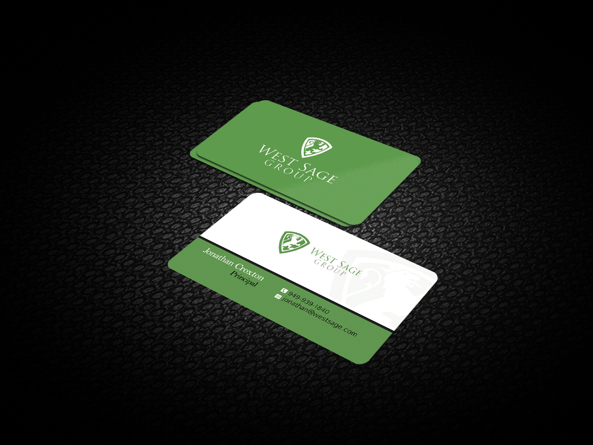 Business Card Design by Harshan for West Sage | Design #3329479