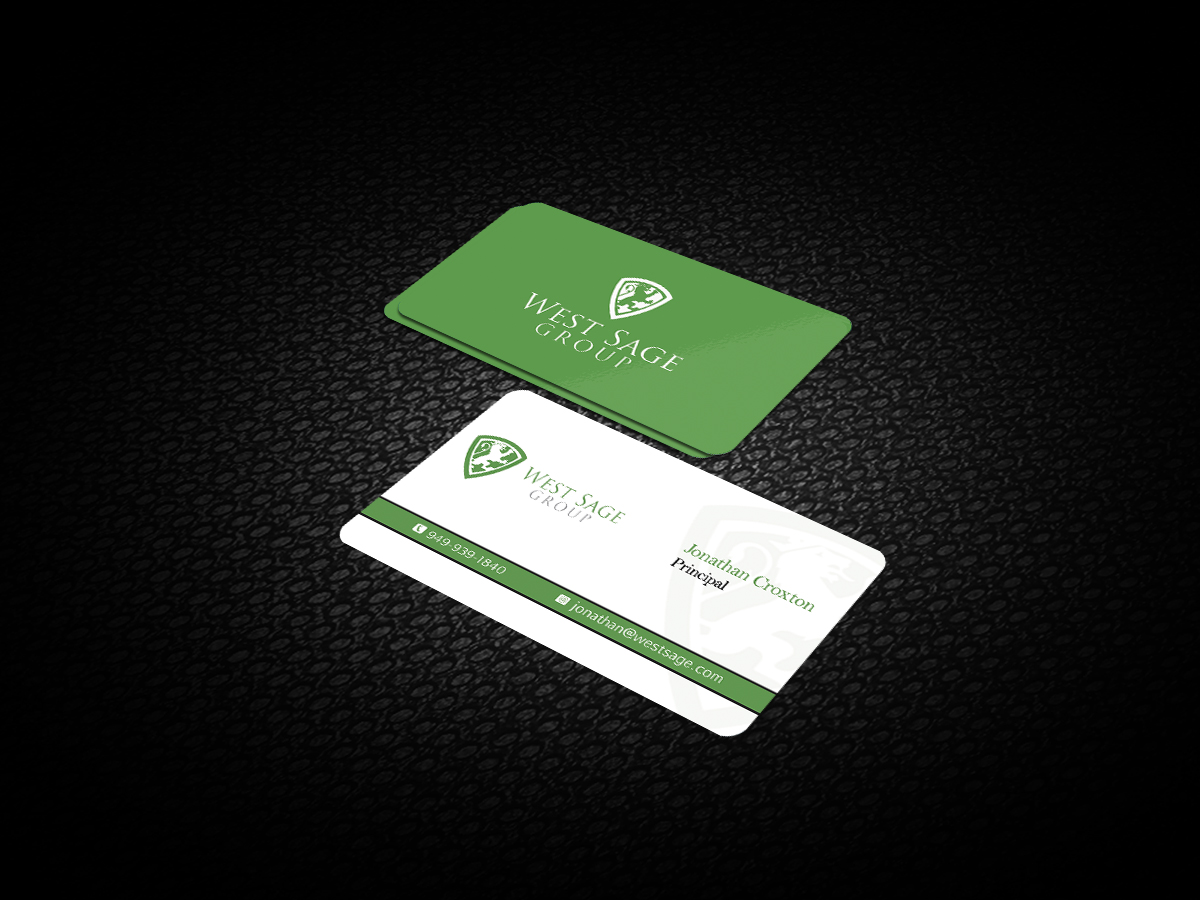Business Card Design by Harshan for West Sage | Design #3329525