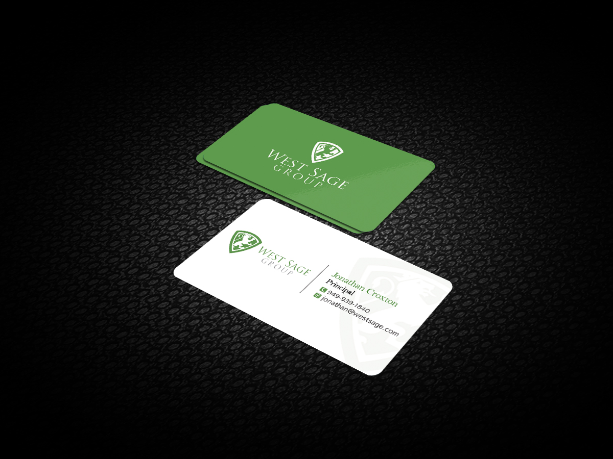 Business Card Design by Harshan for West Sage | Design #3329568