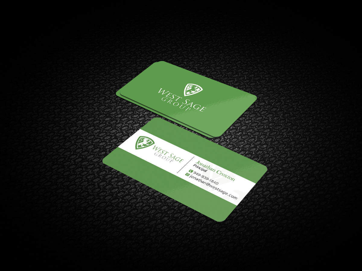 Business Card Design by Harshan for West Sage | Design #3329624