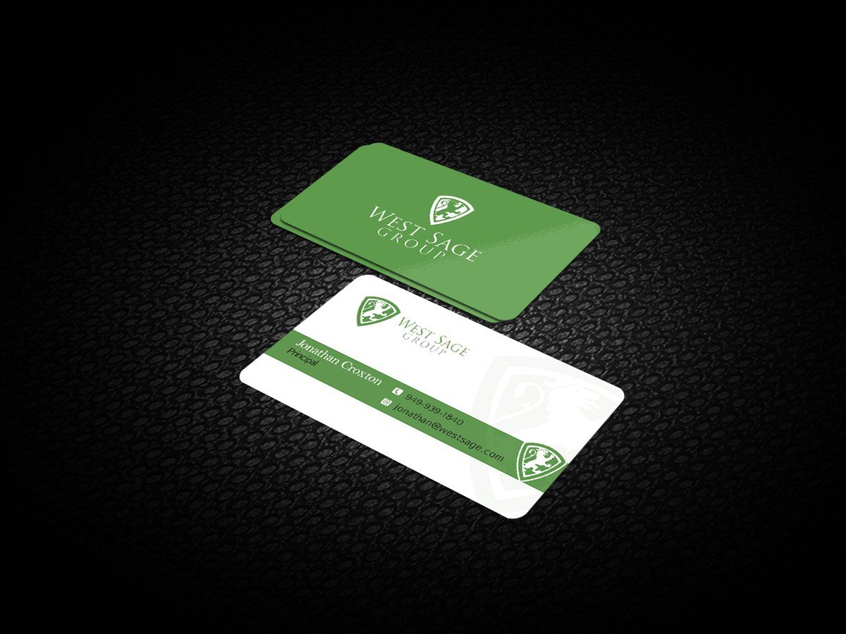Business Card Design by Harshan for West Sage | Design #3329686