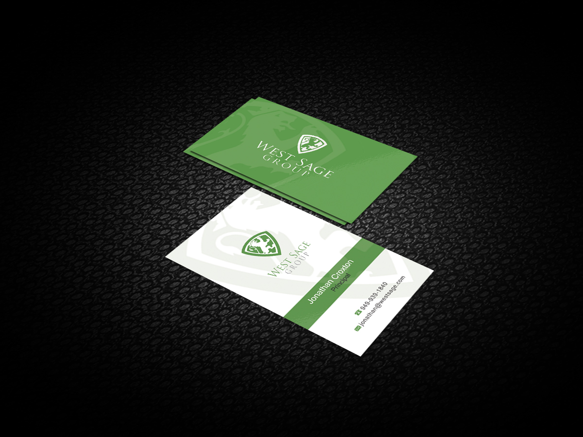 Business Card Design by Harshan for West Sage | Design #3339560