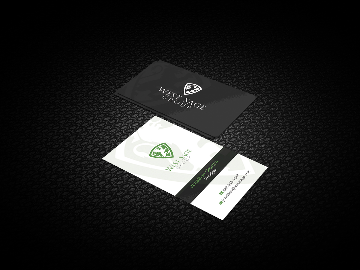Business Card Design by Harshan for West Sage | Design #3339601